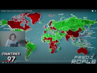[Fredj Rofls] ФЫВФЫВ СМОТРИТ - Каждая Страна на Земле Сражается за $250,000 | MrBeast