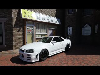 REAL LIFE INITIAL D!   Driving Mt. Haruna Touge  Locations in R34 GTR