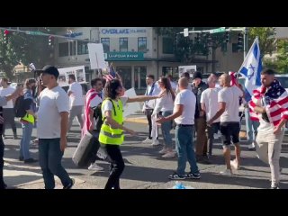 🇵🇸 🇮🇱 Palestine and Israel supporters clash near Seattle