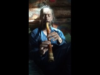 Импровизация на бамбуковой флейте сякухати.