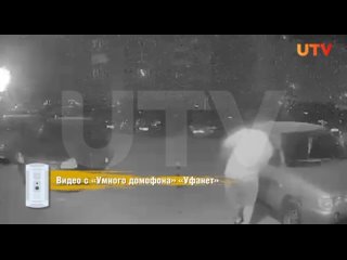 ⚡️В Башкирии пьяный мужчина напал на машину и домофон.