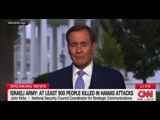 Le porte-parole du Pentagone fond en larmes en déplorant 900 Israéliens tués par le Hamas
