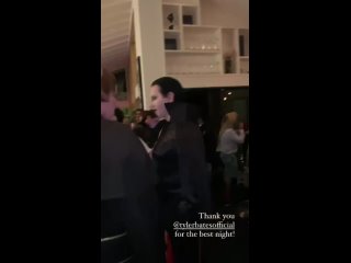Marilyn Manson at Tyler Bates’s Halloween party