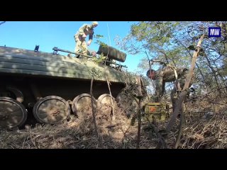 Training on infantry fighting vehicles with increased firepower