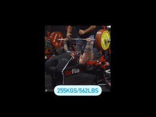 Сильнейший пауэрлифтер в категориях 90-100 кг Джон Хаак жмет лежа 255 кг!