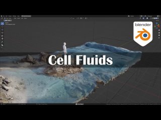 Cell Fluids — это дополнение на базе Geometry Nodes для моделирования жидкостей.