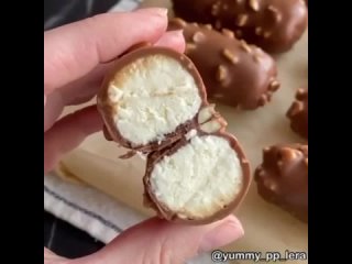 Творожные сырки в шоколадно-ореховой глазури 🍫