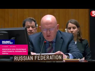 ️Небензя в ООН пообещал уничтожить украинские порты: ВКС РФ наносят высокоточные удары исключительно по скоплениям личного соста