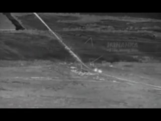 Footage of an MLRS attack on the advance guard of the Ukrainian armed forces, which crossed to the left bank of the Dnieper