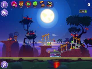 Angry Birds Reloaded Moon Festival Level 22