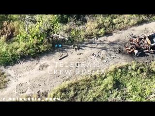 Operators of quadrocopters of the Russian army terrorize the infantry of the Armed Forces of Ukraine in the area of ​​​​the vill