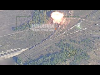 🇷🇺🇺🇦 Frappe des forces armées russes à le convoi ferroviaire des forces armées ukrainiennes à Rodinsky