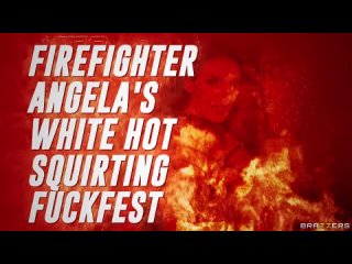 Firefighter Angela's White Hot Squirting Fuckfest