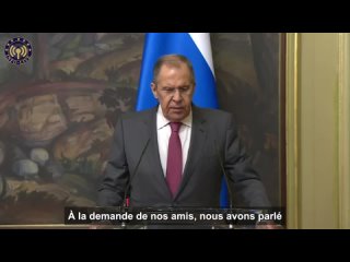 Sergueï Lavrov, a évoqué la situation actuelle en Ukraine et son attitude face aux appels à des négociations.