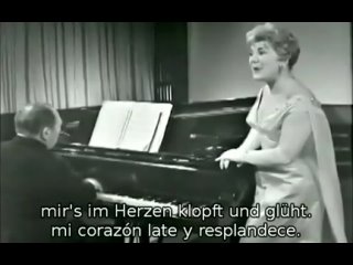 Teresa Stich Randall - An Chloe de Mozart (Subtítulos español e italiano), piano Gerald Moore, 1961