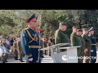 ✊🇷🇺 Курсанты первого курса Донецкого высшего общевойскового командного училища приняли военную присягу
