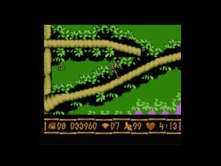 Dendy (Famicom,Nintendo,Nes) 8-bit Jungle Book Level 2 Прохождение