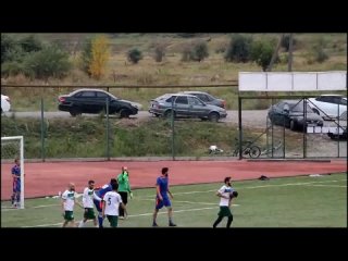 Красивый мяч от Ахмеда Ганижева («Экажево»), забивший сольным проходом c центра поля, в ворота «Али-Юрта» (5:2)