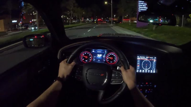 2023 Dodge Charger Scat Pack POV Night Drive (3D Audio)(ASMR)