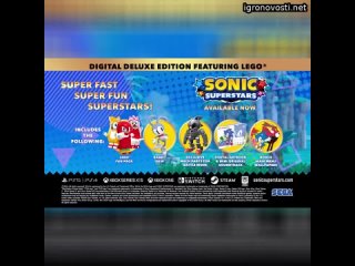 Sega показали хвалебный трейлер с оценками Sonic Superstars.  Игра уже доступна на XBOX, PS, Switch