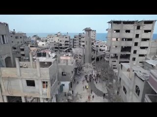 🔴🇵🇸🇮🇱 Des images de drone de la ville de Gaza, qui a été complètement détruite,