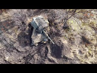 Танкисты 5 бригады наносят удары по позициям ВСУ в Марьинке