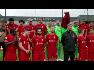 Why am I always on the front   Inside Liverpools 2021 22 team photo