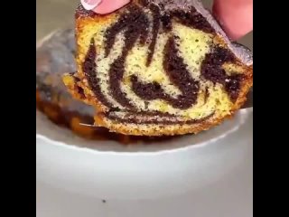 Рецепт вкусного и сочного «Мраморного» кекса