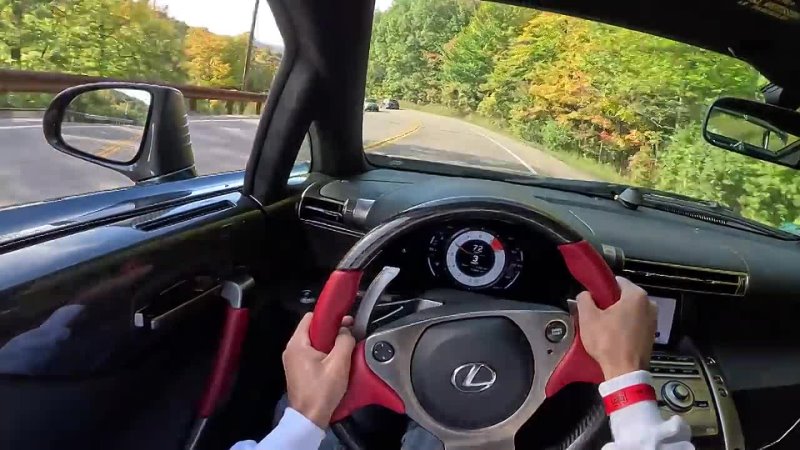 Lexus LFA Mountain Drive Screaming V10 Sound ( POV Binaural