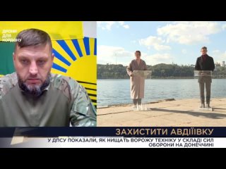 Киевский глава Авдеевки устало докладывает по ТВ о четвертых сутках русского наступления на город - тяжелые бои продолжаются