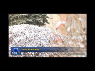 Первый снег выпал в расположенном напротив Забайкальска китайском городе Маньчжурия

Об этом сообщает местное телевидение.
