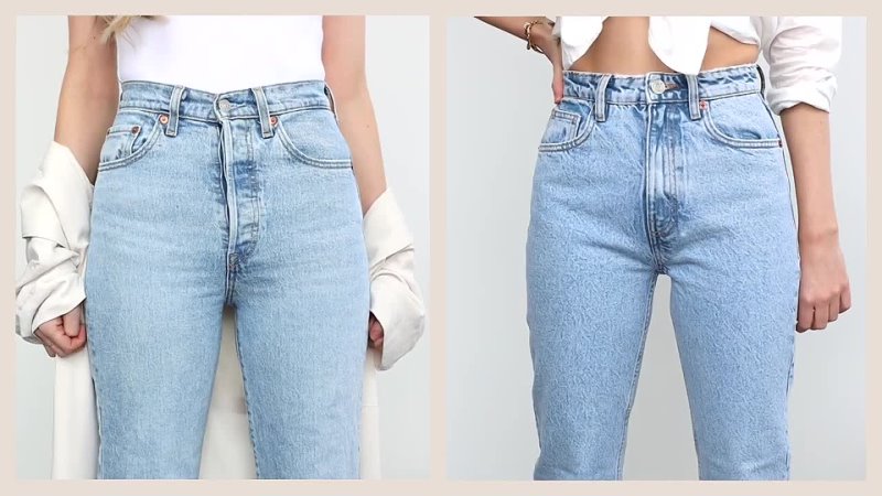 TOP 5 BEST JEANS TRY ON + REVIEW Levi s, Zara, Mom Jeans, 501, Ribcage,