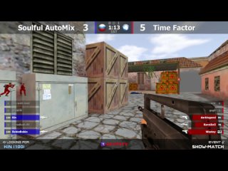 Шоу-Матч по CS 1.6 [Time Factor -vs- Душевный AutoMix] 2map @kn1feTV