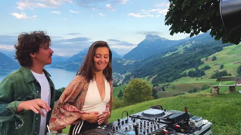 Amii Watson & Jimmi Harvey Groovy Deep House Music Mix - Outdoor Cooking in Alps   Swiss Cheese Fondue Dinner