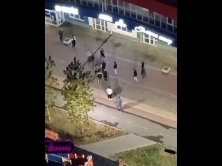 Тюмень, Ново-Патрушево. Мигранты избивают и калечат прохожих, отрабатывая на них броски и другие приемы единоборств