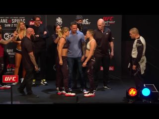 Манон Фиро vs. Роуз Намаюнас - Битва взглядов перед турниром UFC Paris