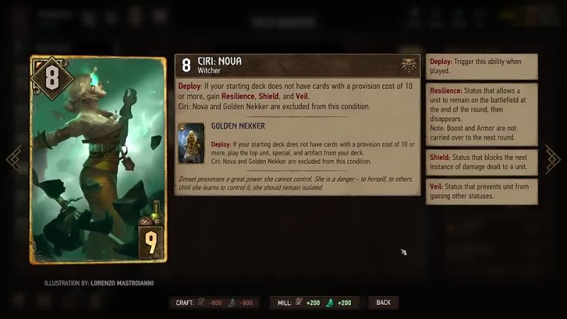 GWENT: THE WITCHER CARD