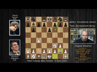 [Шахматы - это Круто] Д.Андрейкин - М.Карлсен 🏆 Титульный вторник 2023 ♟ ♟Шахматы