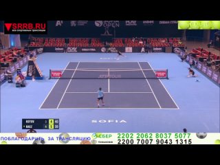 Теннис.  Павел Котов -  Себастьян Баес. ATP 250  София. 8 ноября 2023. Среда.