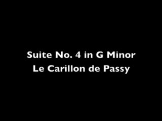 John Hsu. Antoine Forqueray, Suite No. 4 in G Minor