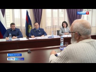 Заместитель Генерального прокурора Российской Федерации Дмитрий Демешин провел личный прием граждан Республики Алтай