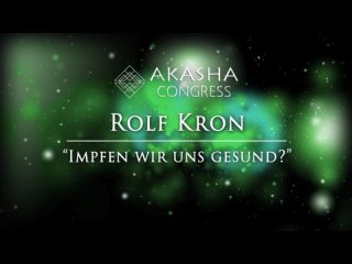 Rolf Kron: Impfen - Back2Health - 2016