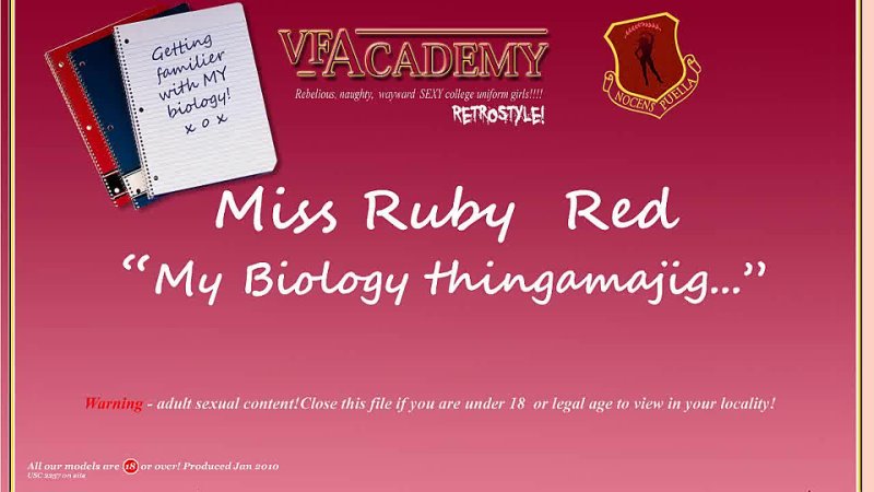 Ruby Red - Biology thingamajig!