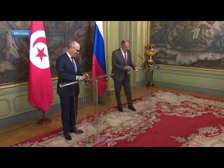 Развитие отношений России и Туниса обсудили в Москве министры иностранных дел двух стран
