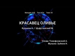 Александр Куликов и Михаил Шуфутинский — Красавец Оливье (караоке)