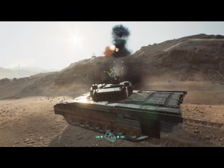 Игра в догонялки на танках по египетской пустыне в эпичной игре Batlefild 2040 #14