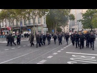 🇫🇷🇵🇸Policía francesa reprime una manifestación en apoyo a Palestina en medio de una racha de incidentes antisemitas