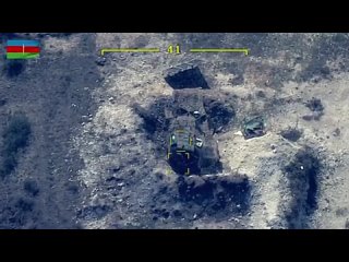 Вооружённые силы Азербайджана продолжают публиковать видео применения БПЛА по объектам и технике вооруженных сил Армении