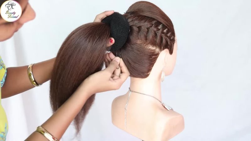 Beauty Friend - super high messy bun hairstyle for party ｜ hairstyle for ladies ｜ hairstyle for function ｜ hairstyle