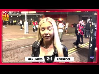 BRUNO SET THE STANDARD! Manchester United 2 -1 Liverpool   BETH’S Fan Vlog